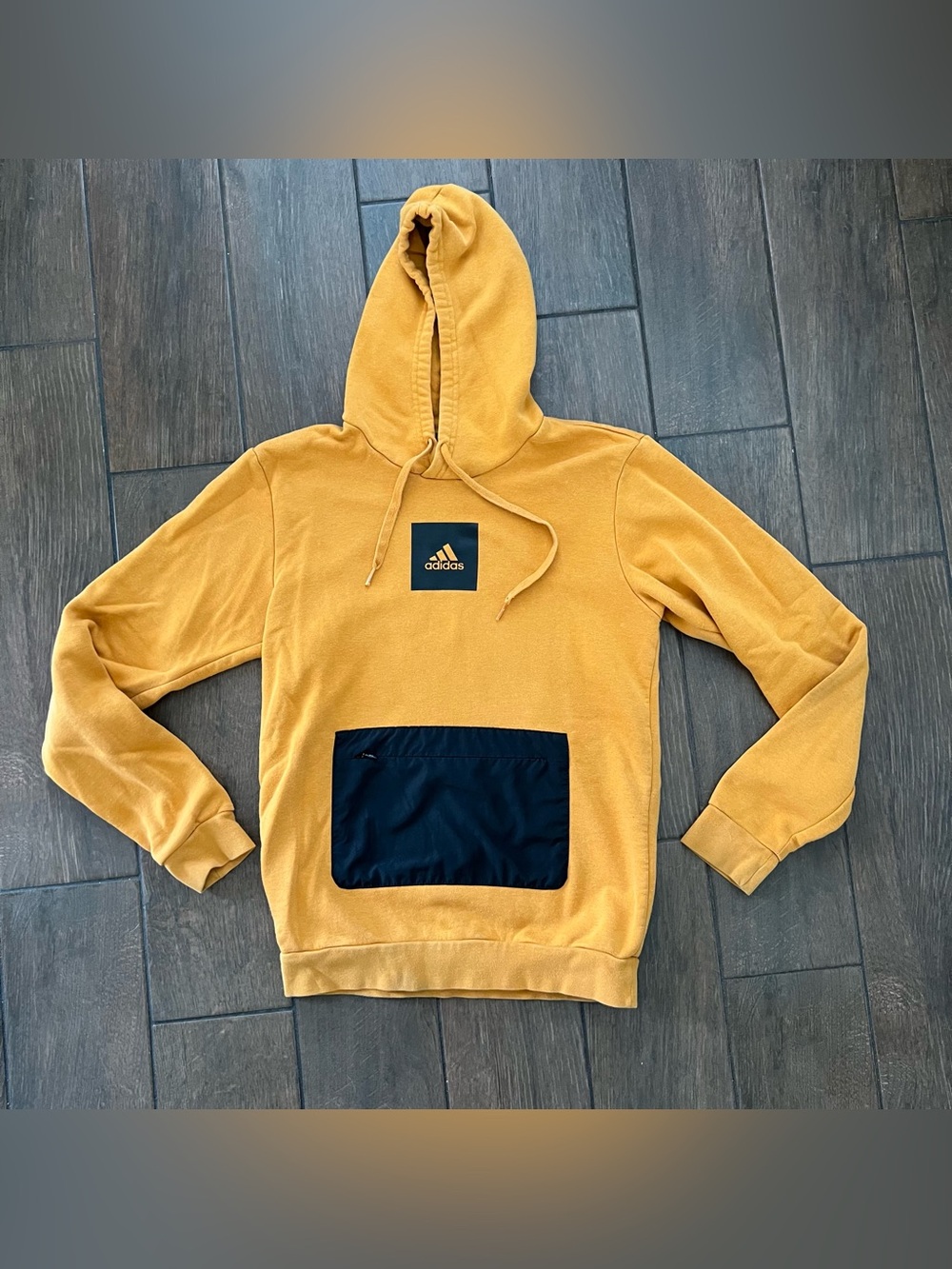 Adidas Essentials Hoodie Focus Orange/Black size S
